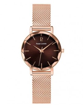 Montre Femme MULTIPLES Doré-rose Cadran Chocolat Bracelet Acier...